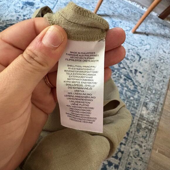 Lauren Ralph Lauren Womens Alpasia Linen Utility Jumpsuit - Picture 6 of 8